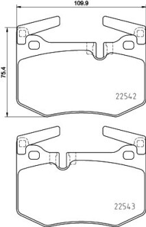 Колодки гальмові дискові задні Lexus GS (11-), RC (14-) NISSHINBO NP1147