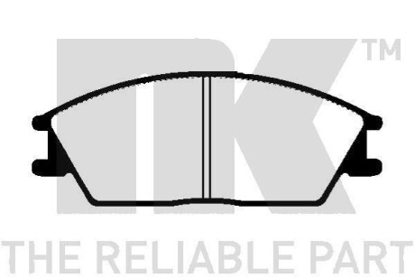 Тормозные дисковые колодки, комплект NK 229967
