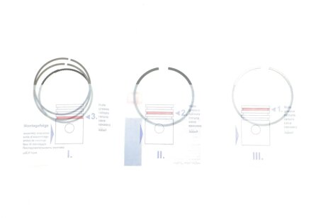 Кольца поршневые NPR 120 035 0050 00