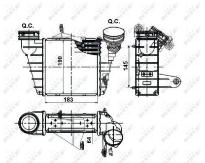 Інтеркулер NRF 30476