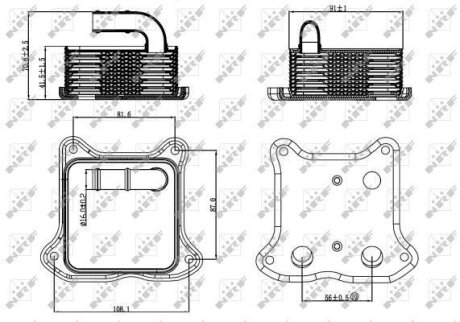 Охолоджувач мастила NRF 31260
