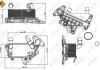 Радиатор масляный NRF 31264 (фото 2)