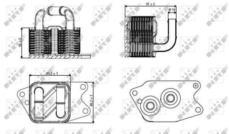 Радіатор масляний NRF 31265