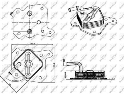 Охолоджувач мастила NRF 31317