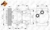 Компресор кондиціонера NRF 32084 (фото 1)