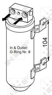 Осушувач кондиціонера NRF 33053