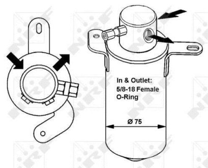 Осушувач кондиціонера NRF 33166