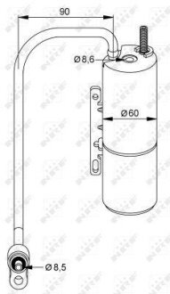 Осушувач кондиціонера NRF 33202