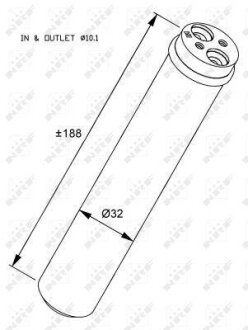 Осушувач кондиціонера NRF 33284