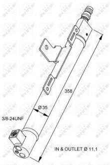 Осушувач кондиціонера NRF 33305