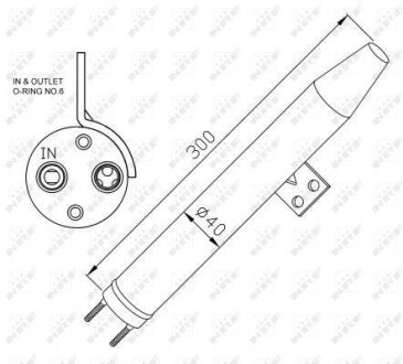 Осушувач кондиціонера NRF 33306