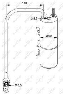 Осушувач кондиціонера NRF 33309