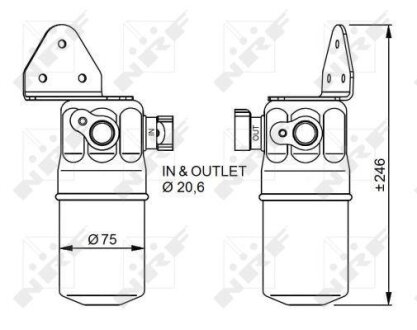 Осушувач кондиціонера NRF 33334
