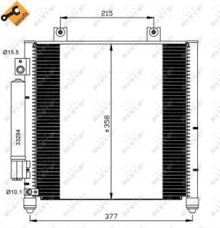 Радіатор кондиціонера NRF 35637