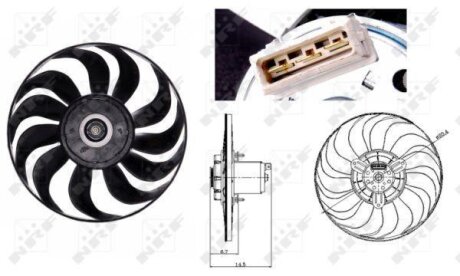 Вентилятор радіатора NRF 47700