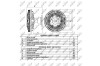 Вискомуфта вентилятора NRF 49061 (фото 9)