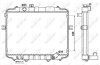 Радіатор двигуна NRF 53034 (фото 1)
