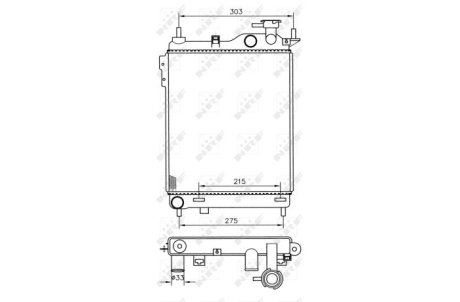 Радіатор NRF 53359