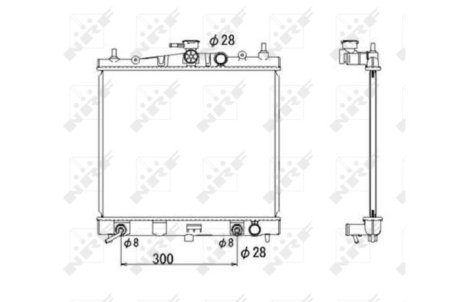 Радиатор NRF 53535