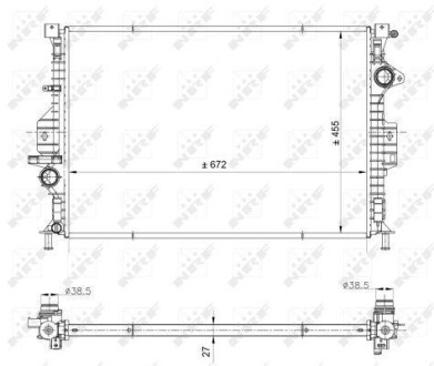 Радіатор NRF 53812