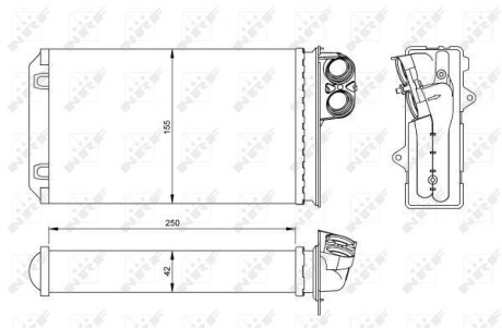Радіатор NRF 54250