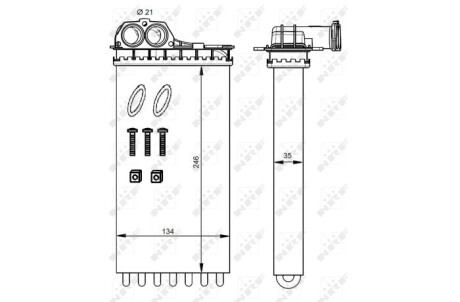 Радиатор NRF 54332