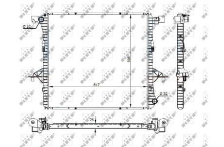 Радиатор NRF 59145