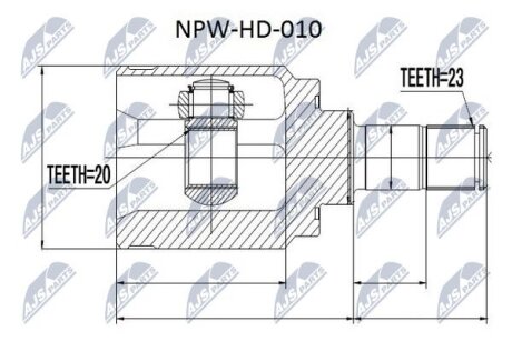 ШРКШ зовнішній NTY NPWHD010