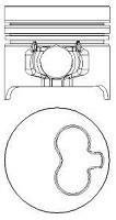 Поршень NURAL 87-336500-00