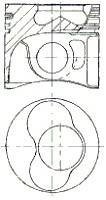 Поршень NURAL 87-501507-10