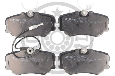 Гальмівні колодки дискові Optimal BP-09539