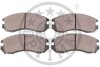 Гальмівні колодки дискові Optimal BP-09686 (фото 2)