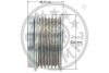 Шків генератора Optimal F5-1001 (фото 3)
