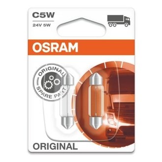 Автолампа (24V 5W SV8.5-8 C5W) OSRAM 6423-02B