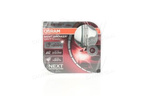 ЛАМПА D4S 35W P32d-5 DUO XENARC NBL NIGHT BREAKER LASER OSRAM 66440XNLHCB