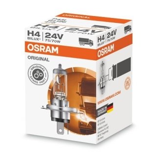 Лампа H4 24V 75W P43t FS HEAVY DUTY OSRAM 94196