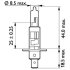 Лампа (картон 1шт) H1 24В 70Вт Masterlife PHILIPS 13258MLC1 (фото 3)