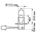 Лампа (Набір 2шт) H3 24В 70Вт PK22S Master Duty Blue Vision PHILIPS 13336MDBVS2 (фото 3)