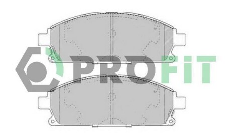 Колодки тормозные дисковые PROFIT 5000-1263