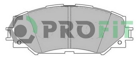 Колодки гальмівні дискові PROFIT 5000-2012