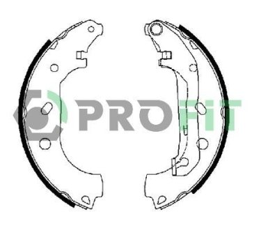 Колодки гальмівні барабанні PROFIT 5001-0648