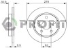 Диск тормозной PROFIT 5010-1645 (фото 1)