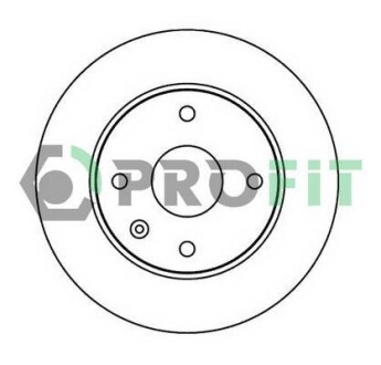 Диск гальмівний PROFIT 5010-2003