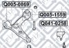САЙЛЕНТБЛОК ПЕРЕДНЕГО ПЕРЕДНЕГО Рычага Q-fix Q0050869 (фото 3)