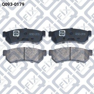 Фото колодки тормозные задние дисковые Q-fix Q0930179 Колодки тормозные задние дисковые Q-fix Q0930179