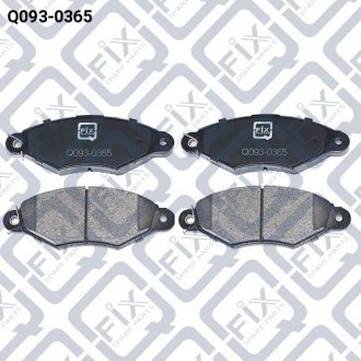 Колодки тормозные передние дисковые Q-fix Q0930365