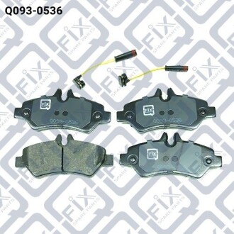 Колодки тормозные задние дисковые Q-fix Q0930536