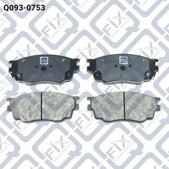 Колодки тормозные передние дисковые Q-fix Q0930753