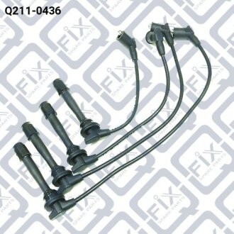 Провода свічкові (к-т) Hyundai Accent1.6i 99.08-/Elantra(XD) 1.6i 00.04-/Getz 1.6i 02.05-/Matrix 1.6 Q-fix Q2110436
