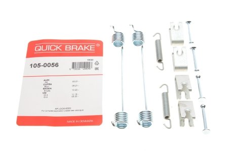 Комплект пружинок колодок стояночного тормоза QUICK BRAKE 105-0056